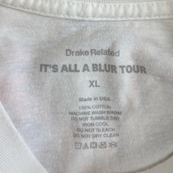 DRAKE Related Executive- It was all a blur IAAB Lost and Found Bra Tee Shirt XL - Picture 3 of 8